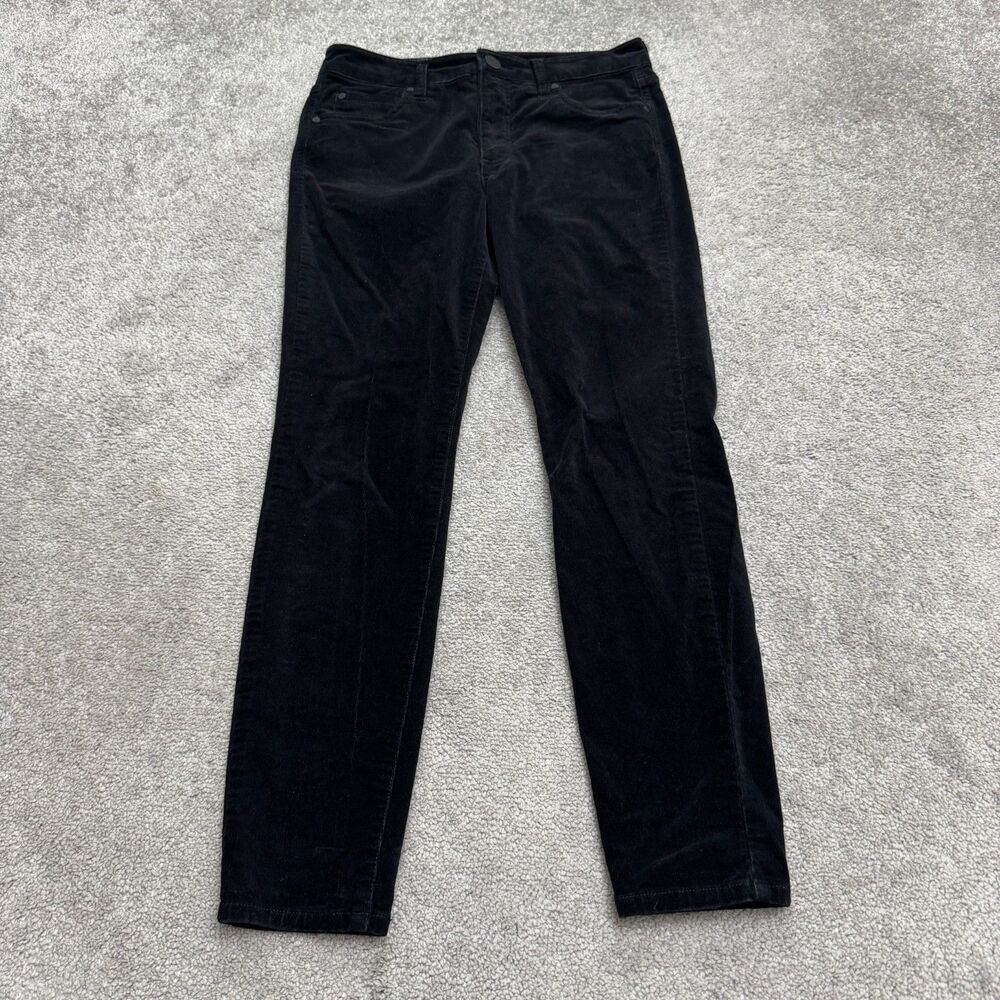 KUT From The Kloth Diana Fab Ab Skinny Corduroy Pants Womens 4P Black Stretch